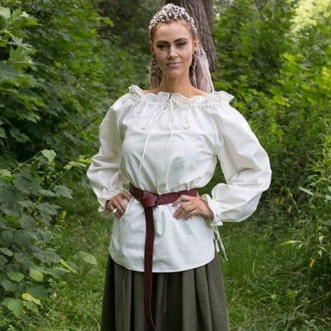 Ladies' Shirt - Medieval, Renaissance, Pirate, Late Viking-2-Viking Warrior