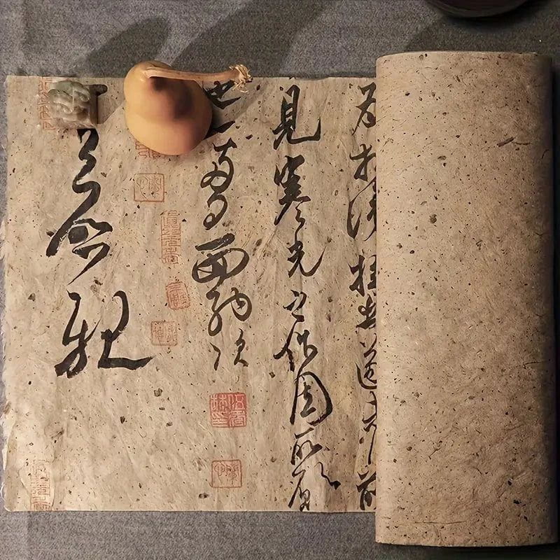 Natural Aged Mulberry Paper Sheets for Authentic Renaissance Scrolls