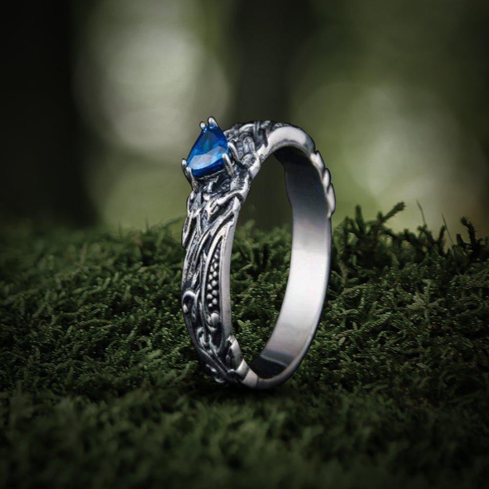Handcrafted Sterling Silver Renaissance Ring | Artisan Crafted Jewelry-Renaissance Wardrobe