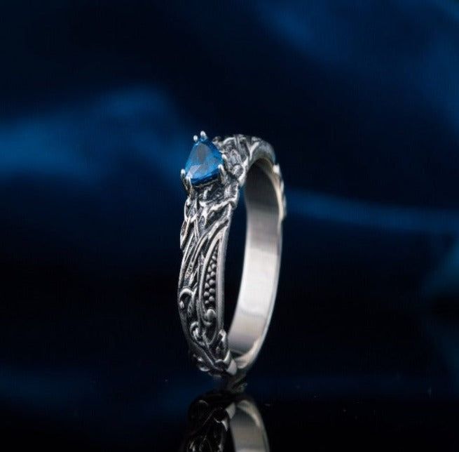 Handcrafted Sterling Silver Renaissance Ring | Artisan Crafted Jewelry-Renaissance Wardrobe