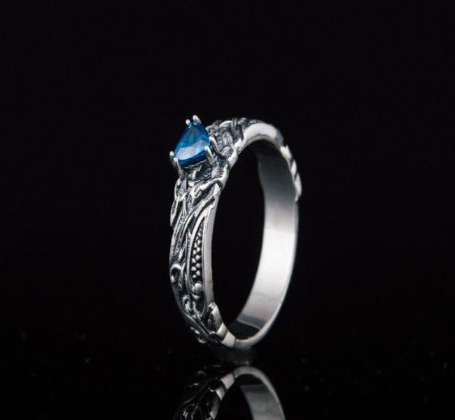 Handcrafted Sterling Silver Renaissance Ring | Artisan Crafted Jewelry-Renaissance Wardrobe
