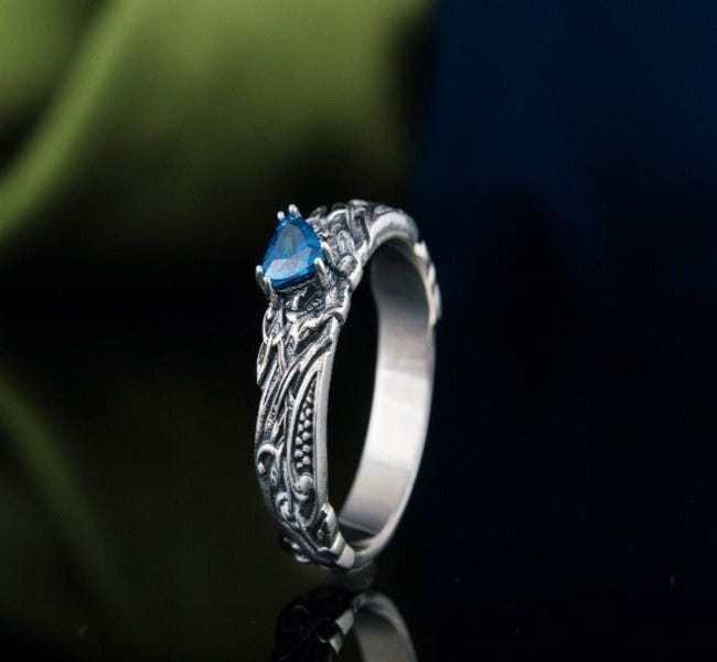 Handcrafted Sterling Silver Renaissance Ring | Artisan Crafted Jewelry-Renaissance Wardrobe