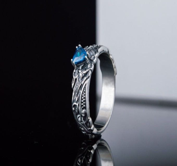 Handcrafted Sterling Silver Renaissance Ring | Artisan Crafted Jewelry-Renaissance Wardrobe