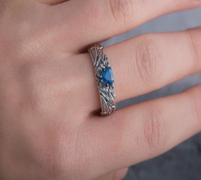 Handcrafted Sterling Silver Renaissance Ring | Artisan Crafted Jewelry-Renaissance Wardrobe
