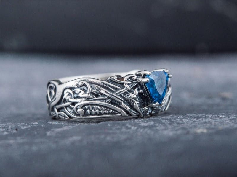 Handcrafted Sterling Silver Renaissance Ring | Artisan Crafted Jewelry-Renaissance Wardrobe