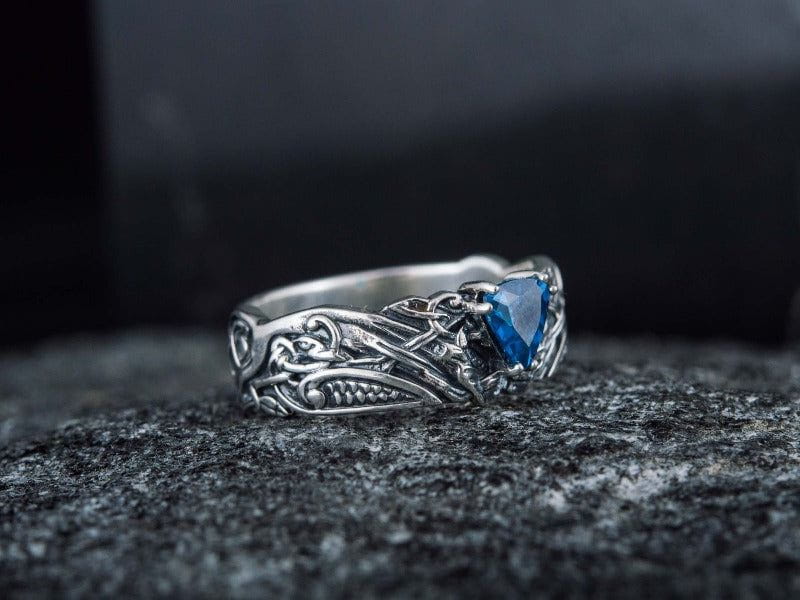 Handcrafted Sterling Silver Renaissance Ring | Artisan Crafted Jewelry-Renaissance Wardrobe
