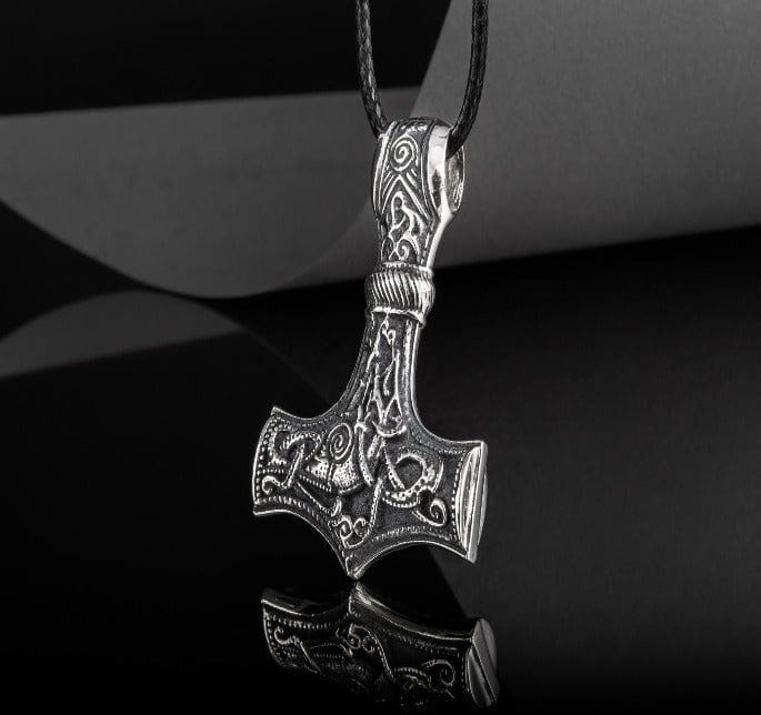 Late Norse Thor's Hammer Pendant | Renaissance Jewelry-Renaissance Wardrobe