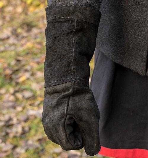 Renaissance Combat Gloves | Brass Hardware | Extended Cuff