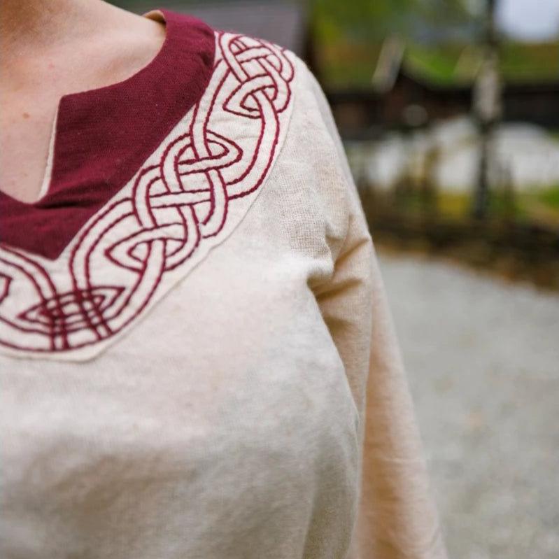 Red Trim Viking Dress