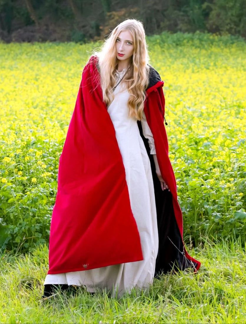 Hooded Velvet Cloak