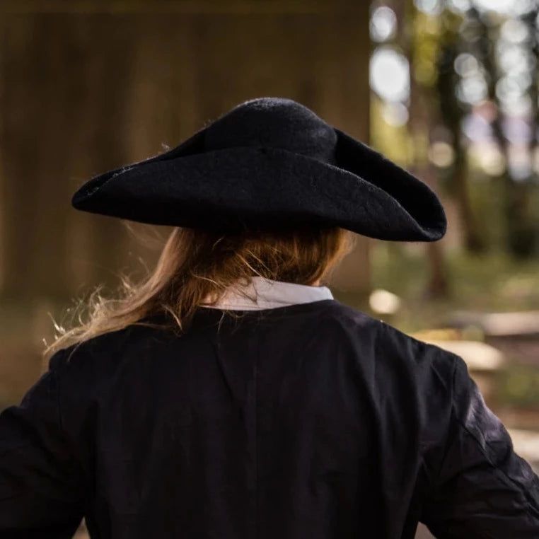 Felted Wool Tricorn Hat | Viking Reenactment & Cosplay Accessories-4-Viking Warrior