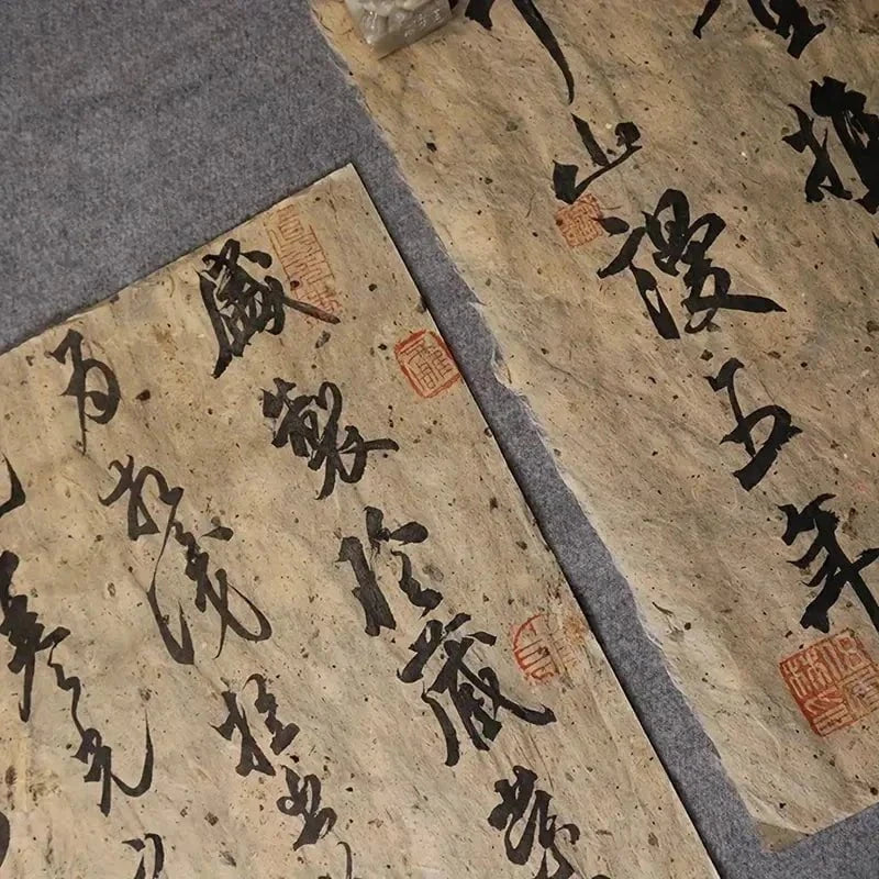 Natural Aged Mulberry Paper Sheets for Authentic Renaissance Scrolls