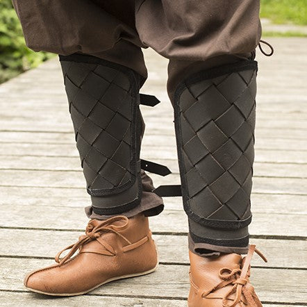 Woven Leather Greaves | RFB Battle Armor