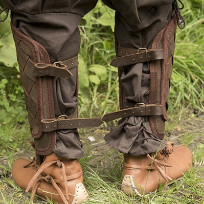 Woven Leather Greaves | RFB Battle Armor