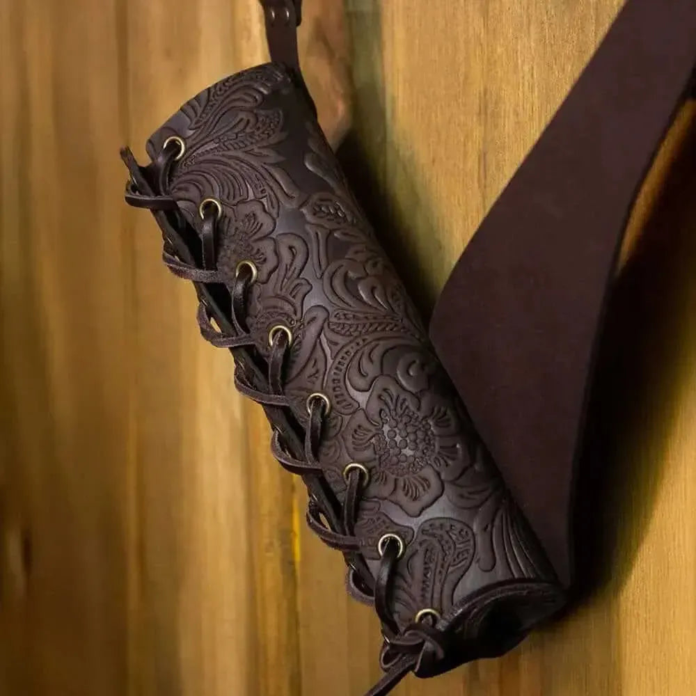 Adjustable Laced Leather Sword Hanger-Renaissance Wardrobe