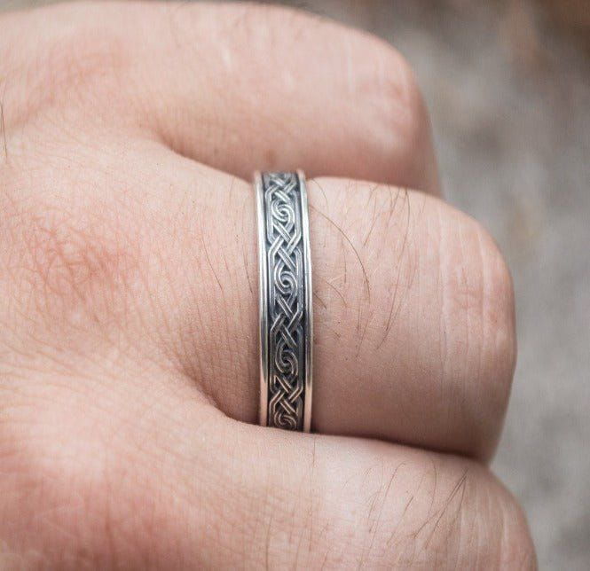 Handcrafted Renaissance Ornament Ring | Custom Sizing-Renaissance Wardrobe
