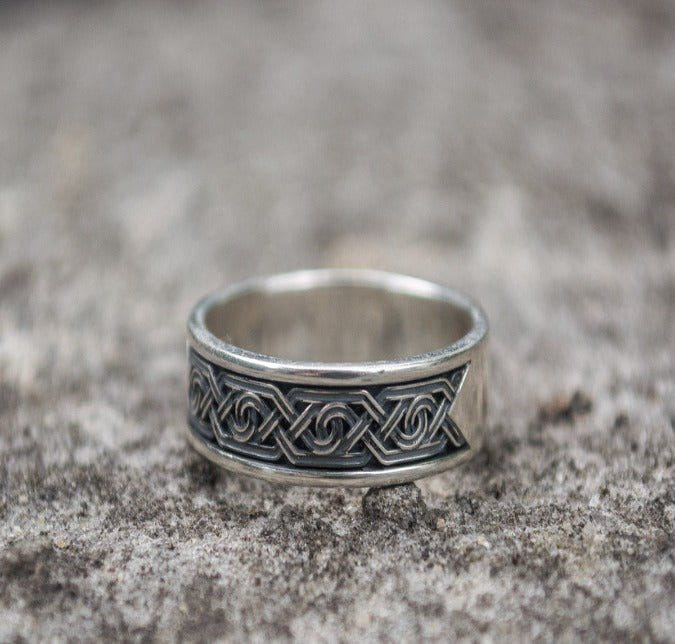Handcrafted Renaissance Ornament Ring | Custom Sizing-Renaissance Wardrobe