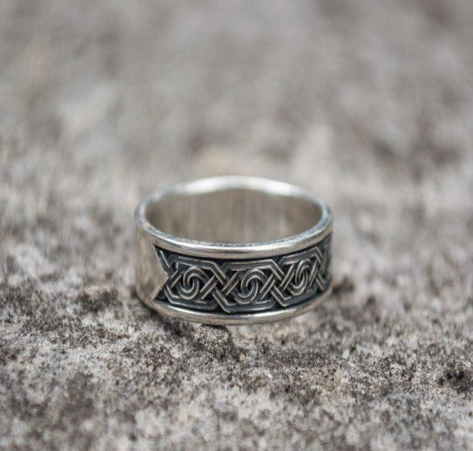 Handcrafted Renaissance Ornament Ring | Custom Sizing-Renaissance Wardrobe