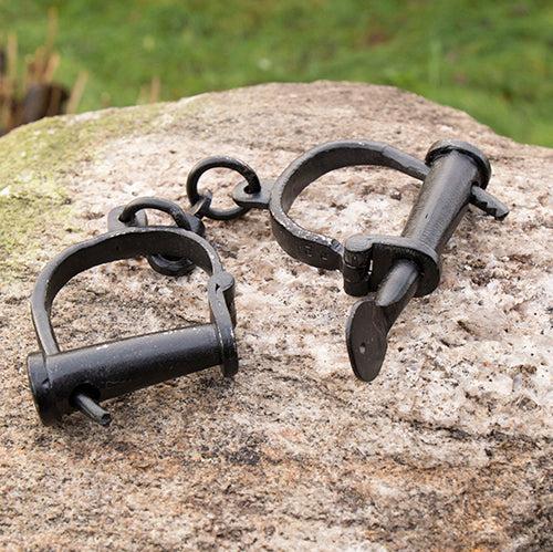 Iron Handcuffs or Manacles-3-Viking Warrior