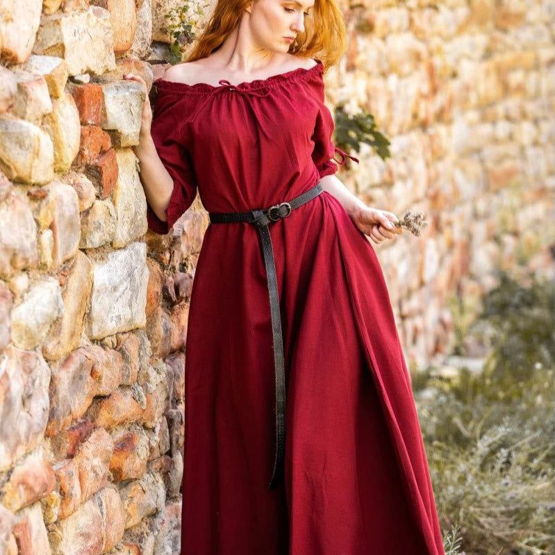 Ladies' Leather Renaissance Belt | Artisan Craftsmanship-Renaissance Wardrobe