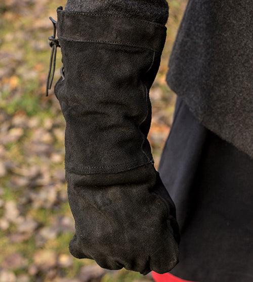 Renaissance Combat Gloves | Brass Hardware | Extended Cuff