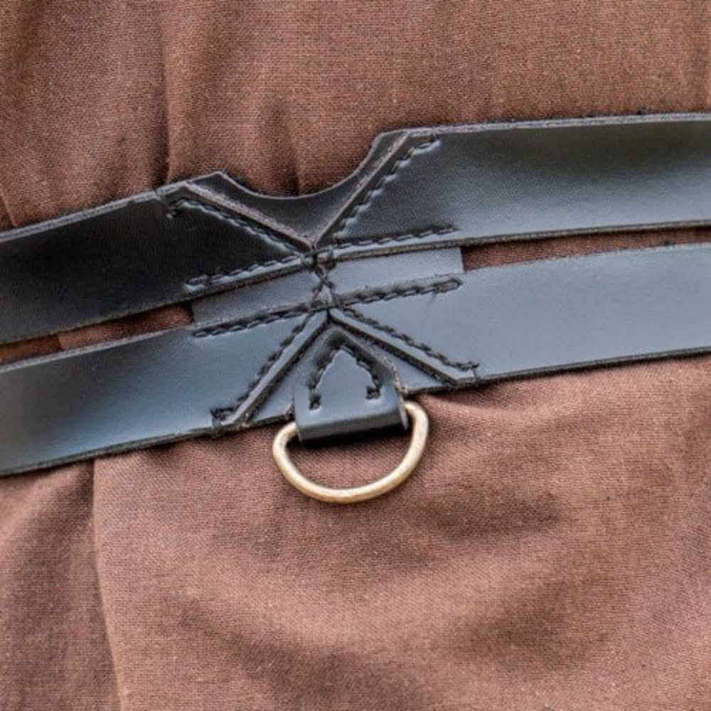 Twin Belt – Weapons Belt in Faux Leather-Renaissance Wardrobe