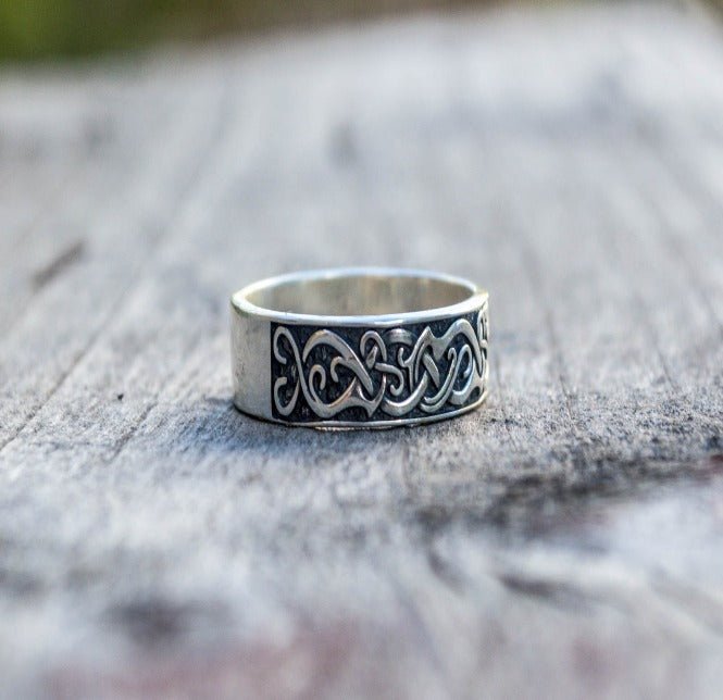 Ornament Ring Sterling Silver Handcrafted Jewelry-5