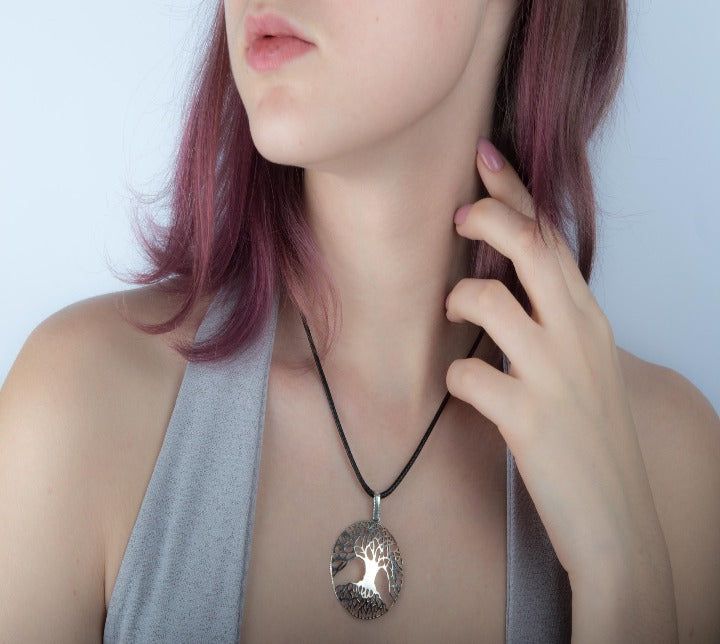 Renaissance Tree of Life Pendant Necklace | Sterling Silver