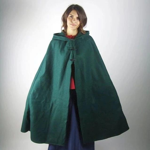Close-up of heavy wool blend fabric and buttons