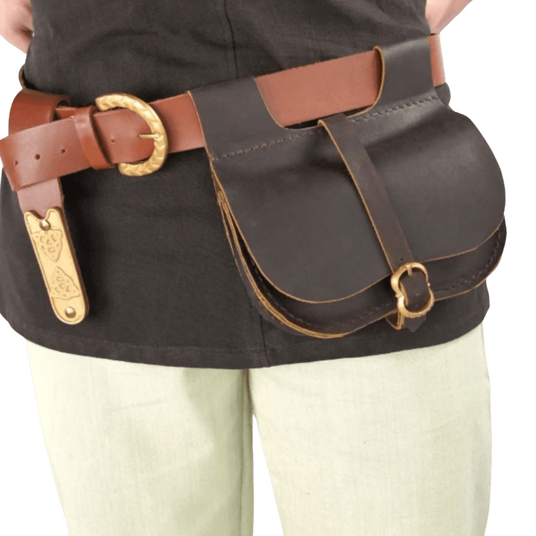 Viking Bag with Buckle Closure Belt Pouch