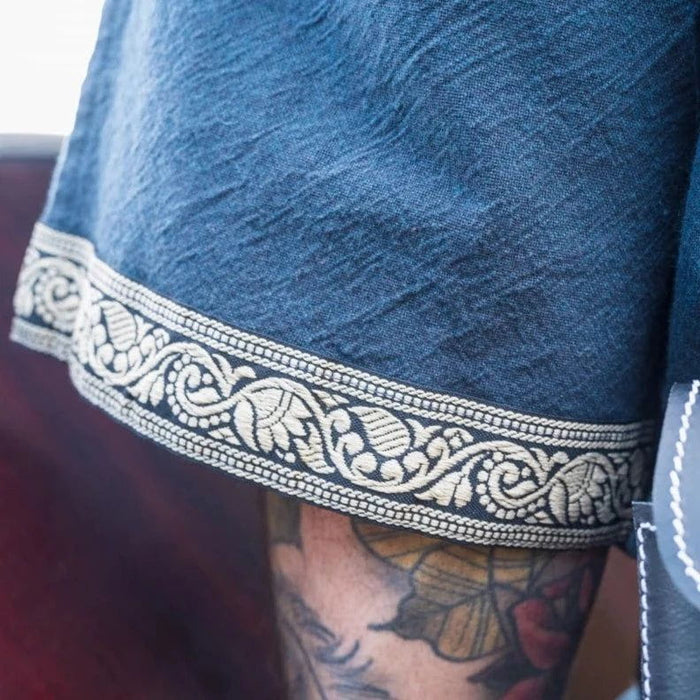 Noble Short Sleeve Border Tunic