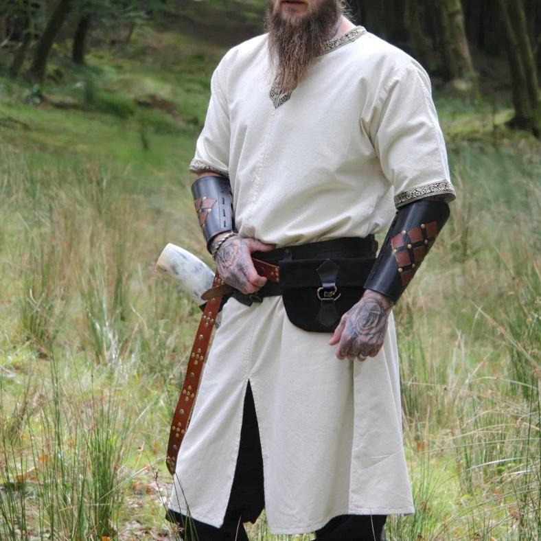 Natural Knee Length Viking Tunic