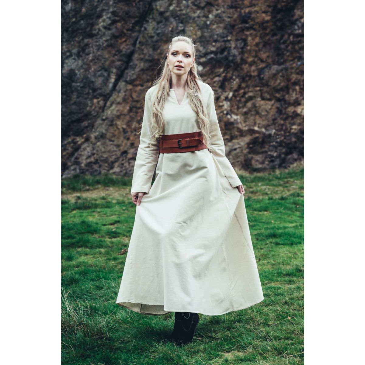 Natural Cotton Renaissance Underdress | Versatile Everyday Wear